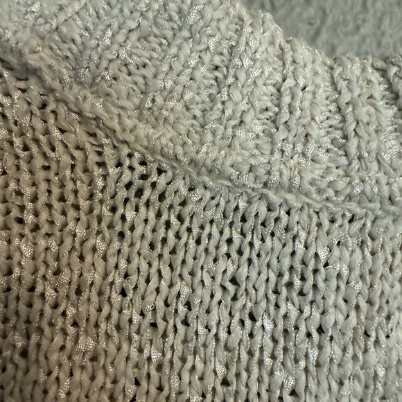 White House Black Market Cream Color Short Sleeve Cardigan - Picture 7 of 7